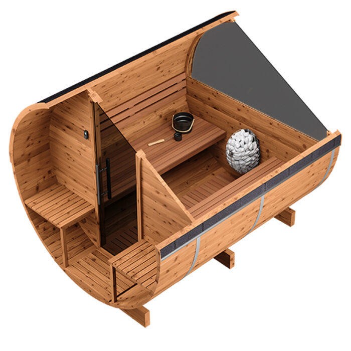 Barrelsauna 260-C Thermowood - Afbeelding 6