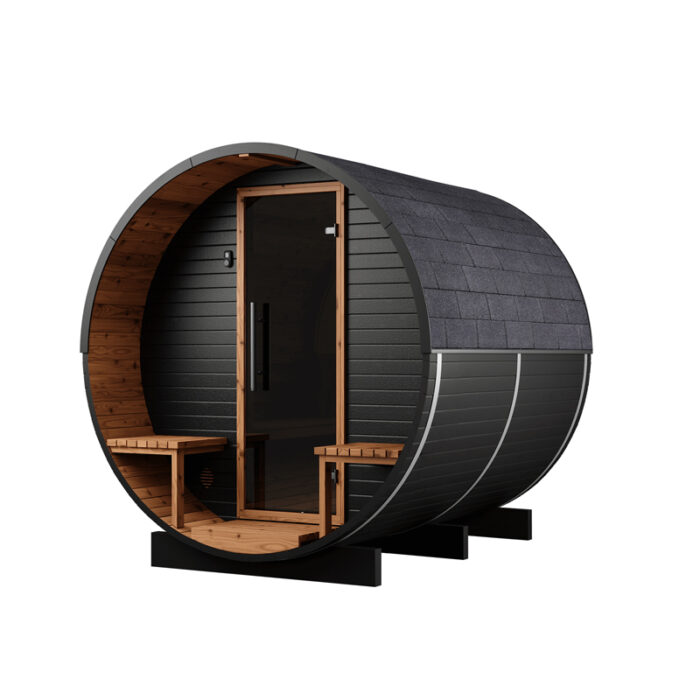 Barrelsauna 300-C Thermowood - Afbeelding 4