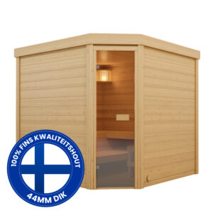 Binnensauna massief SK800 hoek