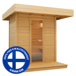 Buitensauna massief SK301