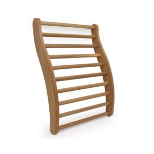 Ergonomische sauna rugsteun