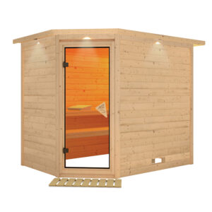Sauna "Tanami" met dakkraag