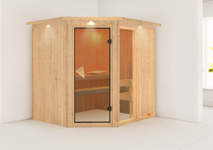 Sauna "Fiona 2" met dakkraag - Afbeelding 9