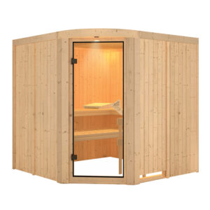 Sauna "Aukura" met boogelement