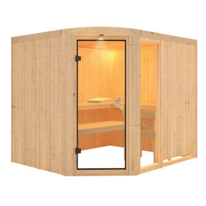 Sauna "Lakura" met boogelement