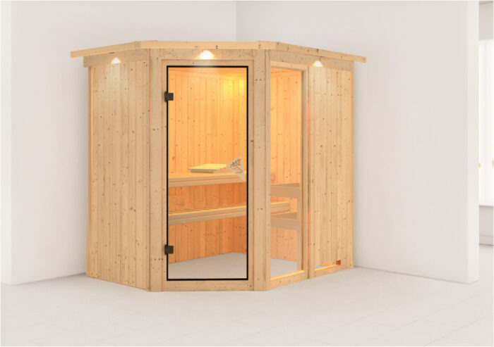 Sauna "Fiona 1" met dakkraag - Afbeelding 9