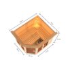 Sauna "Ainur" met dakkraag - Afbeelding 10