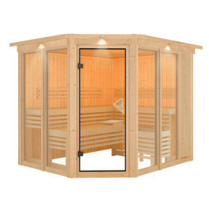 Sauna "Ainur" met dakkraag