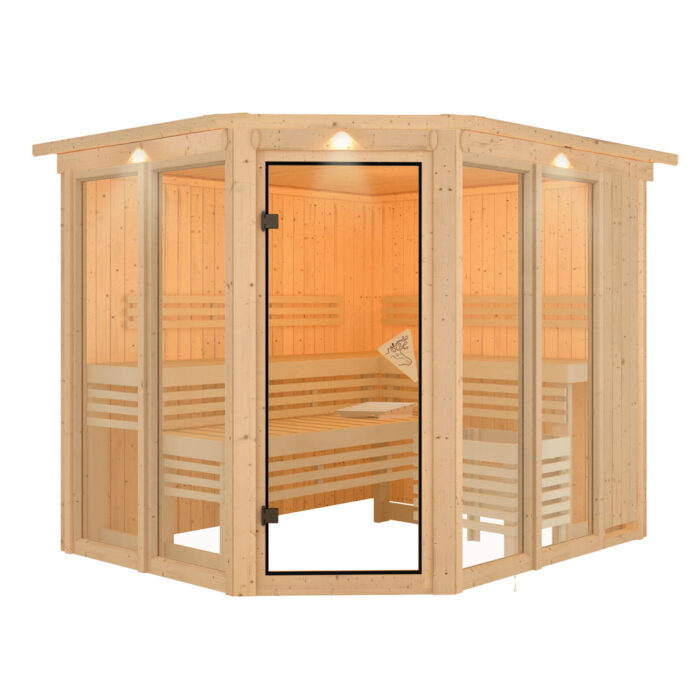 Sauna "Ainur" met dakkraag
