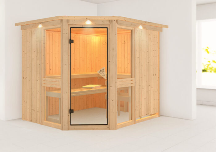 Sauna "Amelia 3" met dakkraag - Afbeelding 8