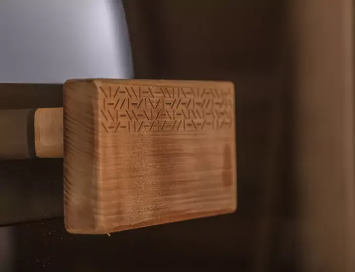 Barrelsauna 225 met zitje Thermowood - Afbeelding 8